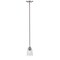 Z-Lite Bohin 1 Light Mini Pendant, Brushed Nickel And Clear Seedy 464MP-BN - alternate 6